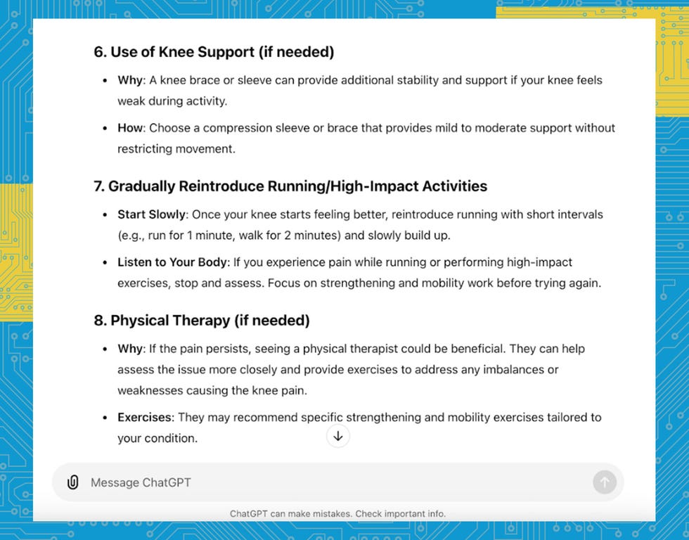 guidelines for knee support and rehabilitation exercises