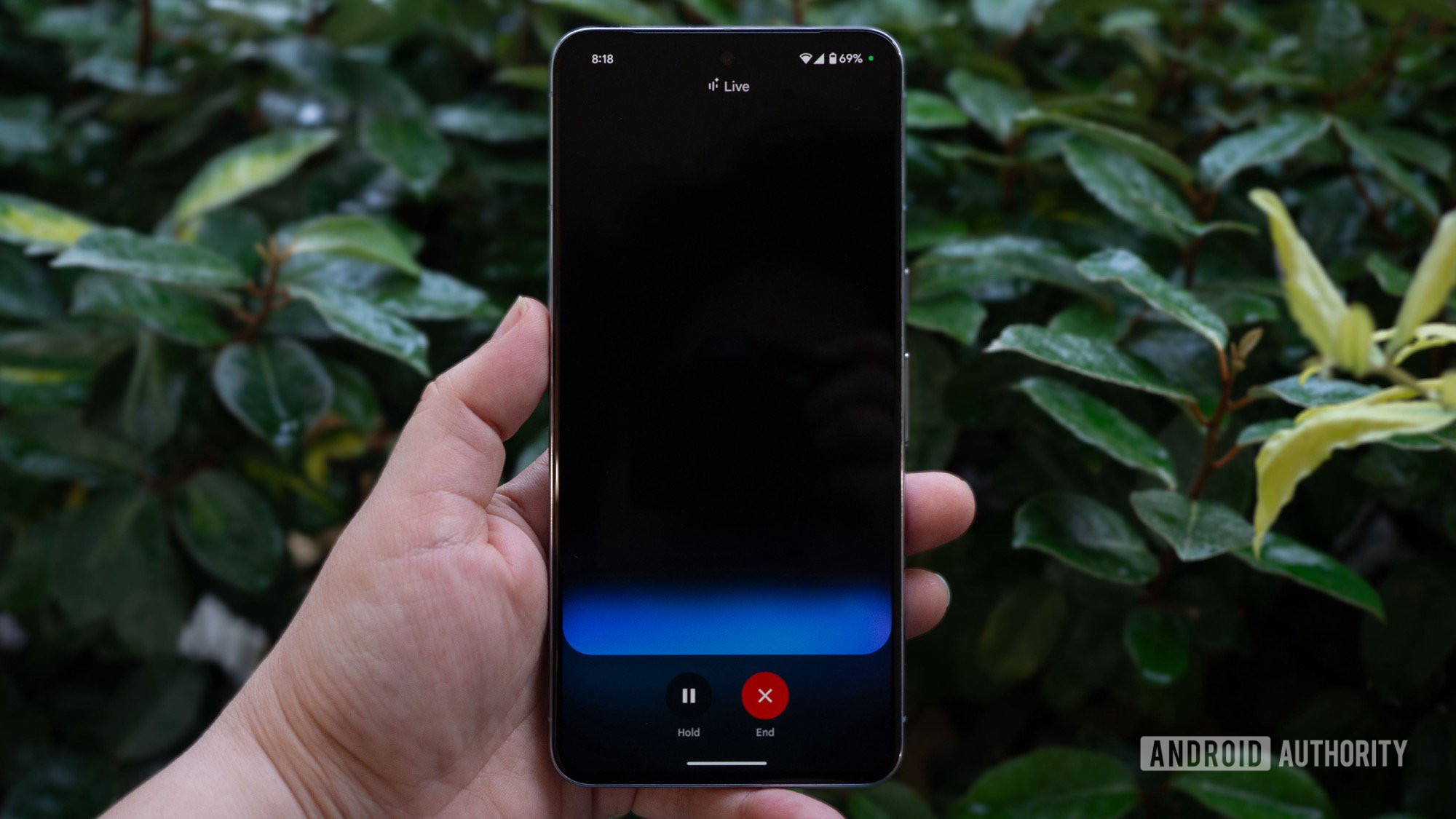 google gemini live escuchando en pantalla completa