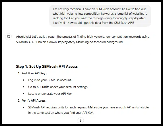 ChatGPT - Acceso API