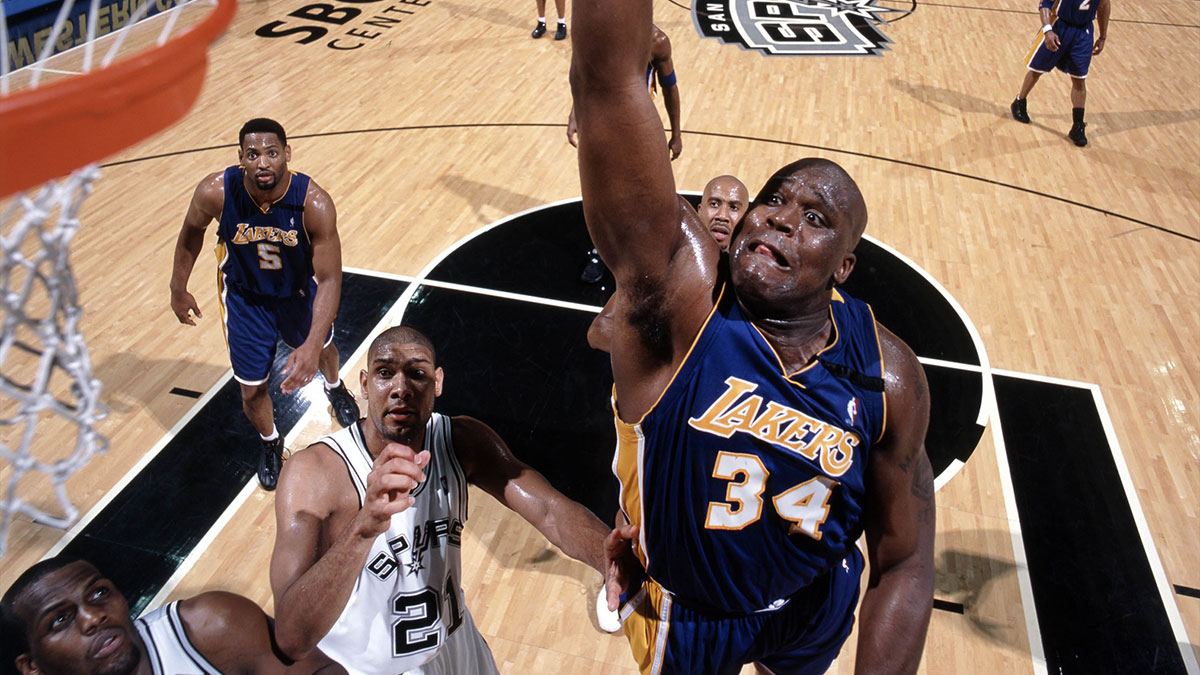 Shaquille O'Neal Lakers, los mejores jugadores de la NBA de la historia