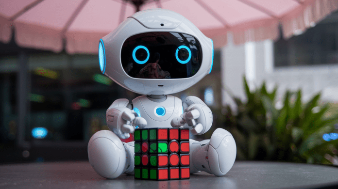 Robot resolviendo el cubo de Rubik