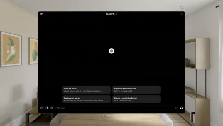 ChatGPT for Vision Pro