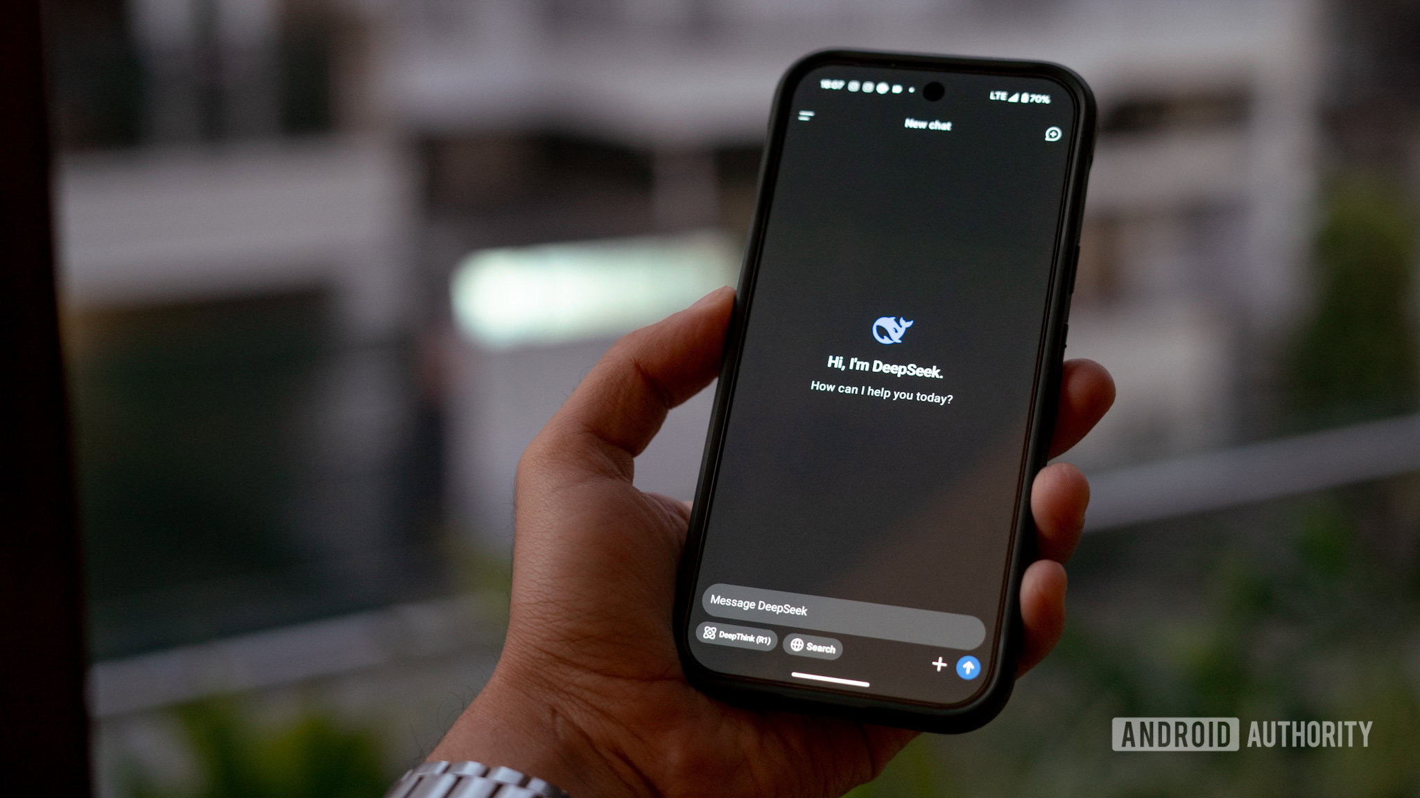 Deepseek en un teléfono inteligente Deepseek en un teléfono inteligente