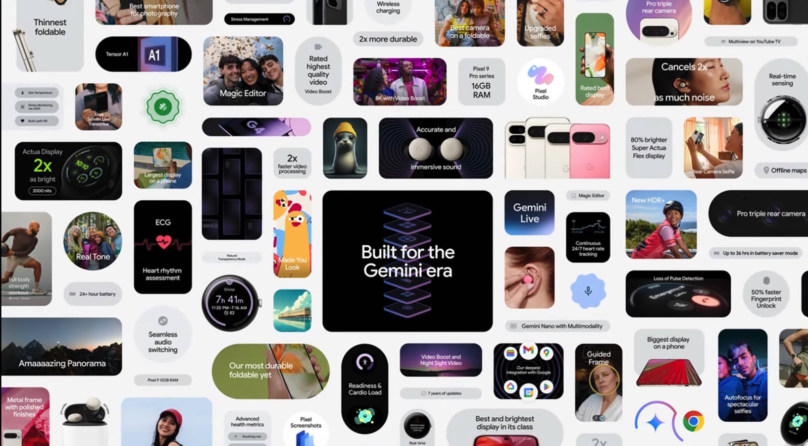 Las características de Google Gemini disponibles en Pixel 9, Pixel Watch 3 y Pixel Buds Pro 2 ahora.