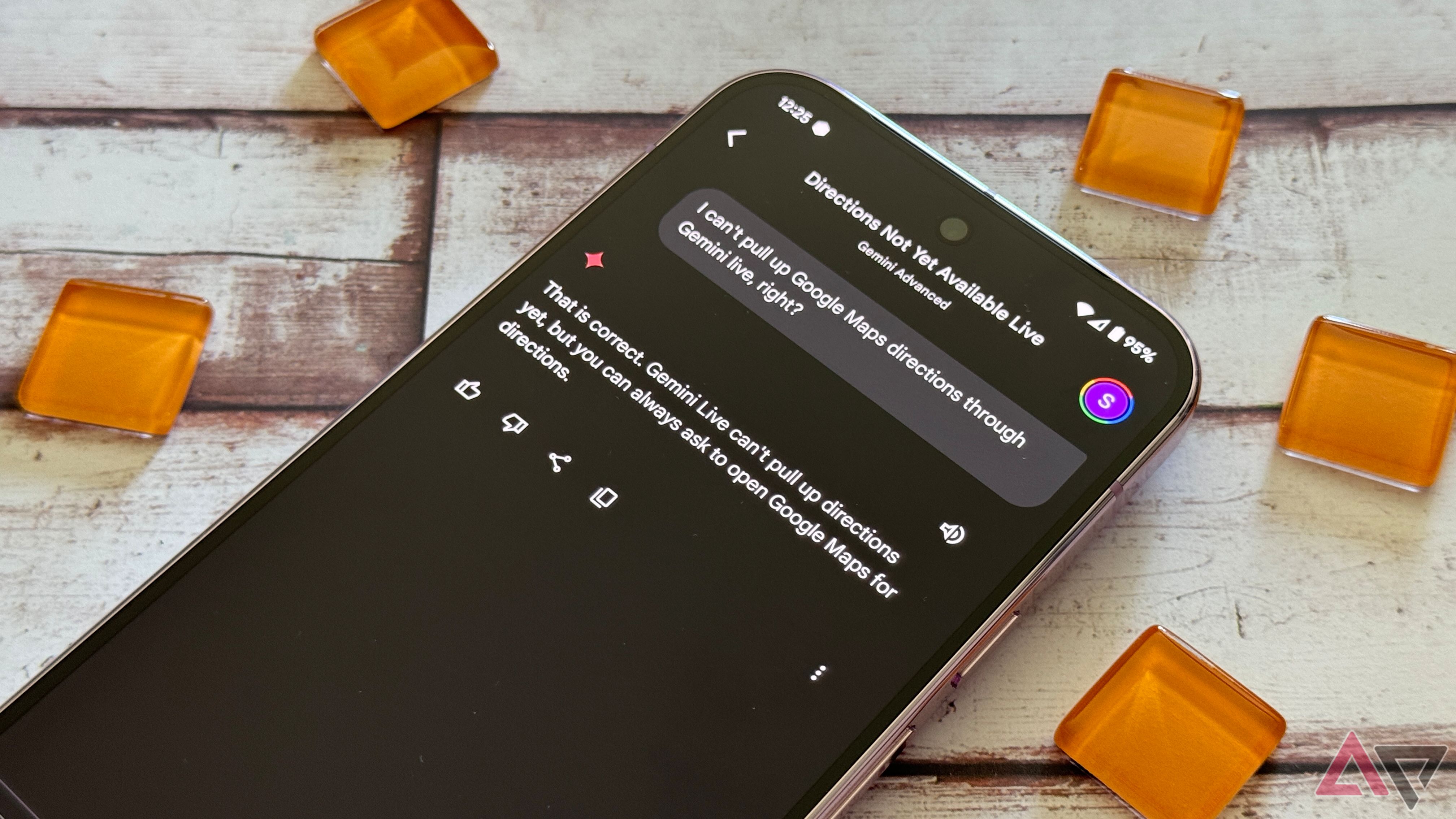 Google Maps no se puede usar en Gemini Live